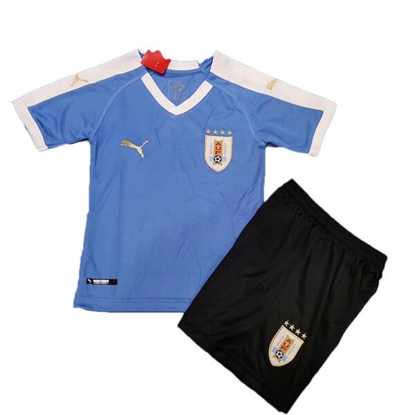 Camiseta Uruguay Replica Primera Ropa Niño 2019 Azul